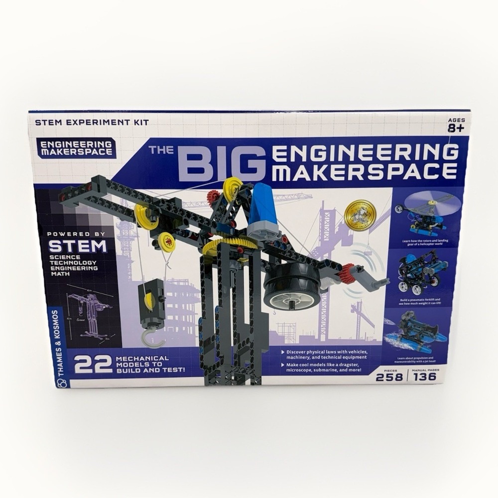Thames & Kosmos‎ Big Engineering Makerspace Science Kit 22 Physics Lessons NEW